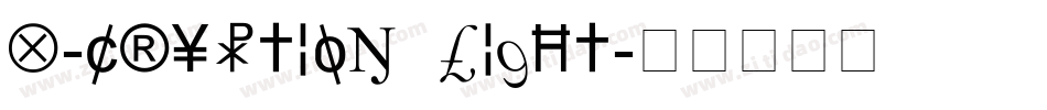 X-Cryption Light字体转换